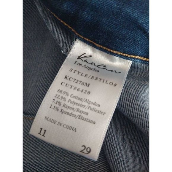 KanCan Dark Blue Flare Jeans - Picture 6 of 7